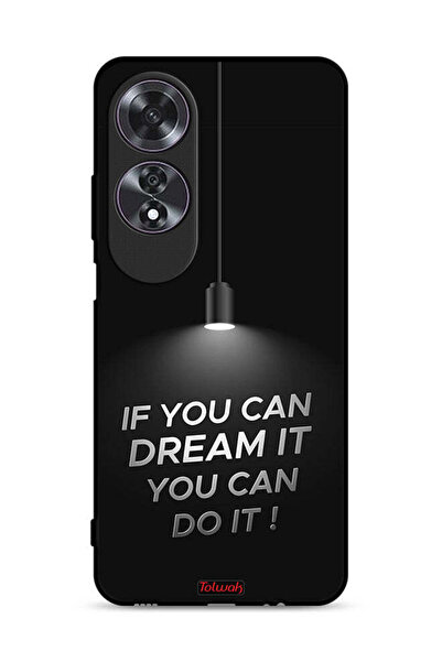 Tolwak غطاء حماية لهاتف Oppo A60 إذا كنت تستطيع أن تحلم به، يمكنك أن تفعله