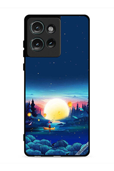 Covernex غطاء حماية لهاتف موتورولا إيدج 50 بمنظر غروب الشمس