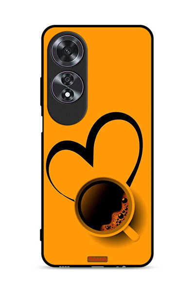 Tolwak Oppo A60 Protective Case Cover Coffee Cup Art