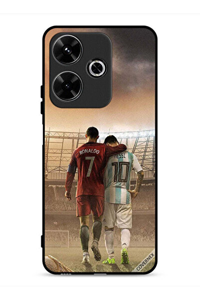 Covernex غطاء حماية لهاتف شاومي ريدمي 13 4G ميسي وكريستيانو رونالدو