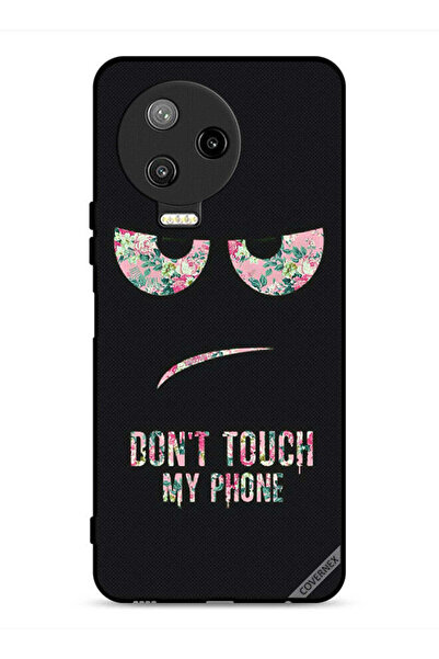 Covernex غطاء حماية لهاتف Infinix Note 12 Pro 4G مطبوع عليه عبارة "لا تلمس ها...