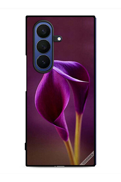 Covernex غطاء حماية لهاتف Samsung Galaxy Z Fold7 بتصميم زهرتين جميلتين