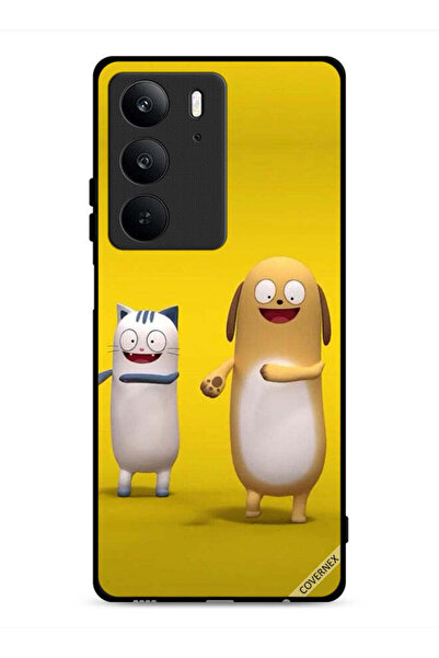 Covernex غطاء حماية لهاتف Realme C75 4G قصة قطة وكلب