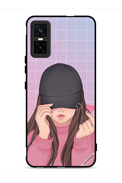 Covernex غطاء حماية لهاتف Infinix GT 30 Pro بطبعة قبعة سناب لوف جيرل