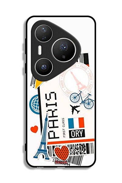 Tolwak غطاء حماية هواوي بيورا 80 برو، ملصق باريس