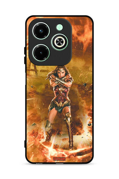 Tolwak غطاء حماية لجهاز Infinix Hot 40i 4G بتصميم Wonder Women