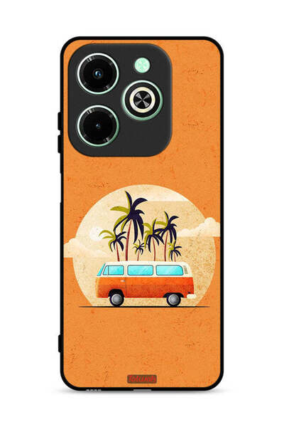 Tolwak غطاء حماية لهاتف Infinix Hot 40i 4G برسومات حافلة