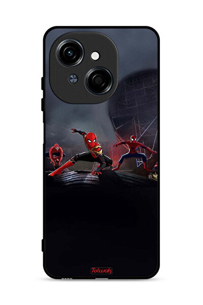 Tolwak Tecno Spark Go 1S 4G Protective Case Cover Three Spiders