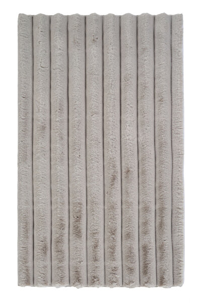 Apex Halı Linio 8055 Gri Su Yolu Desenli Kaydırmaz Tabanlı Pelüş Halı