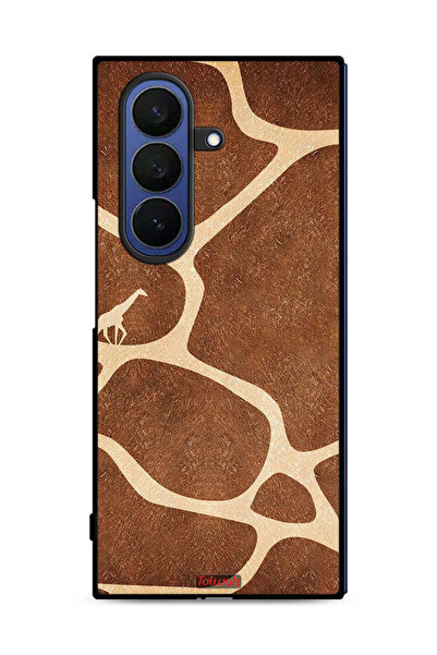 Tolwak Samsung Galaxy Z Fold7 Protective Case Cover Giraffe Skin