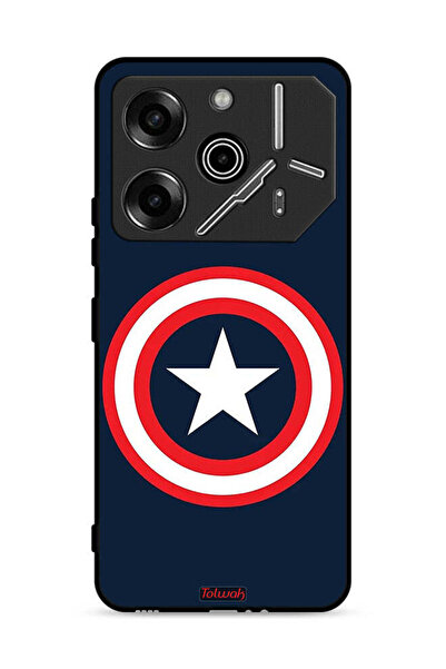 Tolwak Tecno Pova 6 Pro 5G Protective Case Cover Captain America