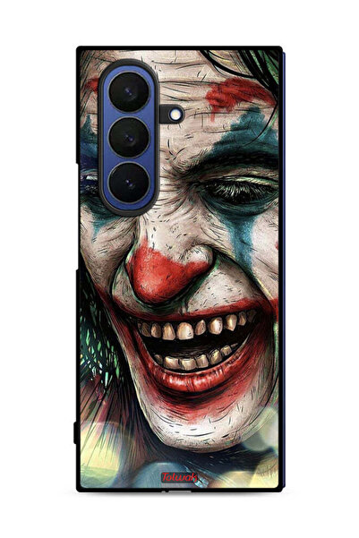 Tolwak غطاء حماية لهاتف Samsung Galaxy Z Fold7 بتصميم وجه الجوكر الضاحك
