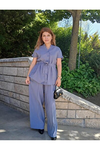 Kadın Leylak Mavi İkili Takım