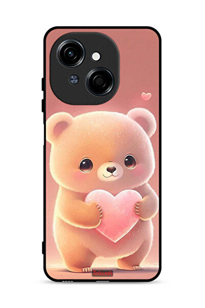 Tolwak غطاء حماية لهاتف تكنو سبارك جو 1 إس 4 جي، باندا صغيرة لطيفة تحمل قلبًا