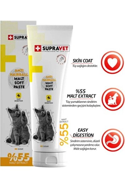 Trixie Supravet Anti Hairball Kediler Için Malt Macun 100 G