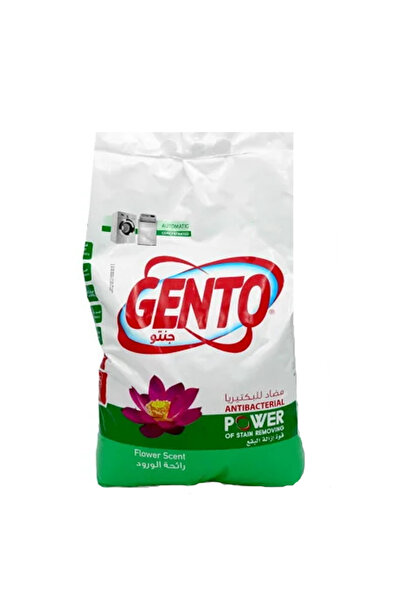 Gento مسحوق غسيل أوتوماتيكي برائحة الورد الأخضر، 7 كجم