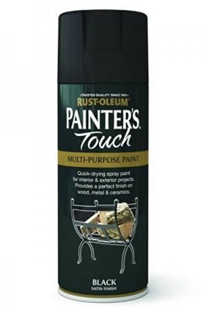 OEM Vopsea Spray Neagra Painter’s Touch Satin Black 400ml
