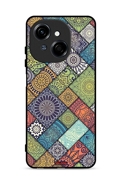 Tolwak غطاء حماية لهاتف تكنو سبارك جو 1 4G بنقشة ماندالا