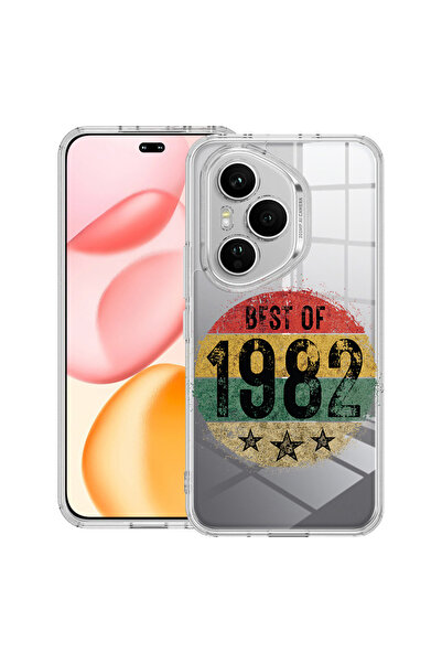 bestcase Carcasă transparentă din silicon pentru Honor 400 Pro, Best Of 1982,...