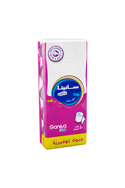 Sanita Club Toilet Tissues, 8 Rolls + 2 Free