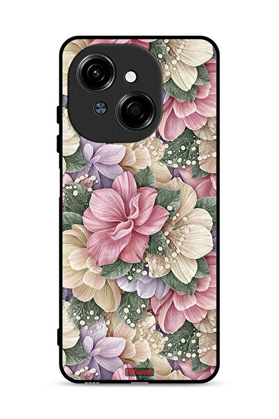 Tolwak غطاء حماية عالي الجودة بنقشة زهور لهاتف تكنو سبارك جو 1 إس 4G