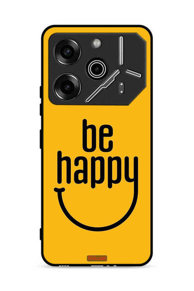 Tolwak غطاء حماية لهاتف تكنو بوفا 6 برو 5G "كن سعيدًا"