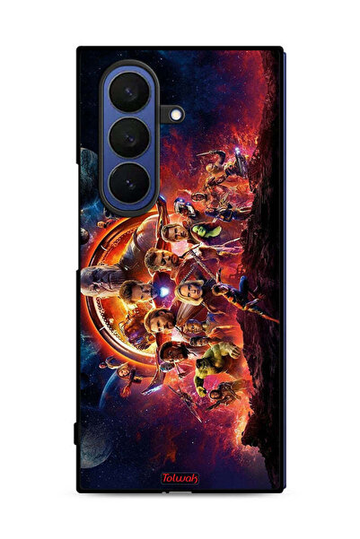 Tolwak غطاء حماية لجهاز Samsung Galaxy Z Fold7 Avengers
