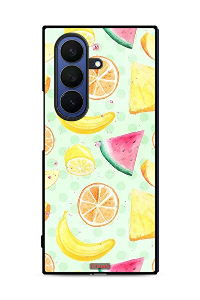 Tolwak غطاء حماية لهاتف سامسونج جالاكسي زد فولد 7 برسومات فنية بألوان مائية وفواكه