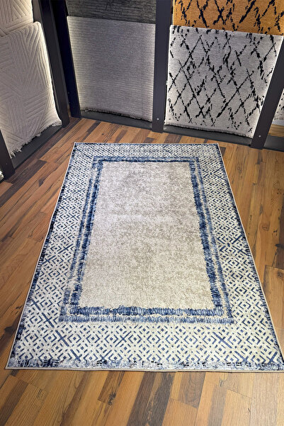 THEMODERNHANE Dijital Baskılı Makinede Yıkanabilir Antialerjik Kaymaz Leke Tu...