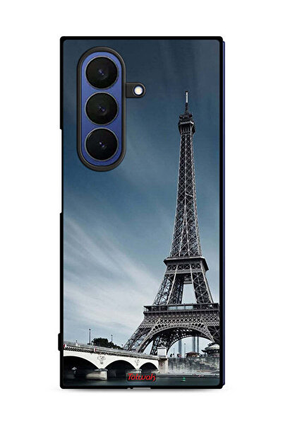 Tolwak غطاء حماية لهاتف سامسونج جالاكسي زد فولد 7 بتصميم برج إيفل