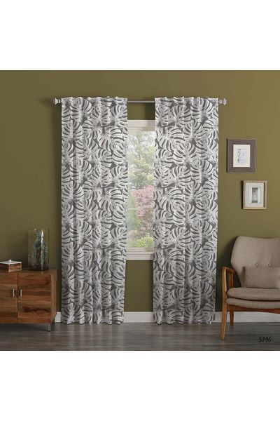 Decor Fashion Home CURTAIN SET 2 PCS, elegant with tropical pattern – with regency for gallery