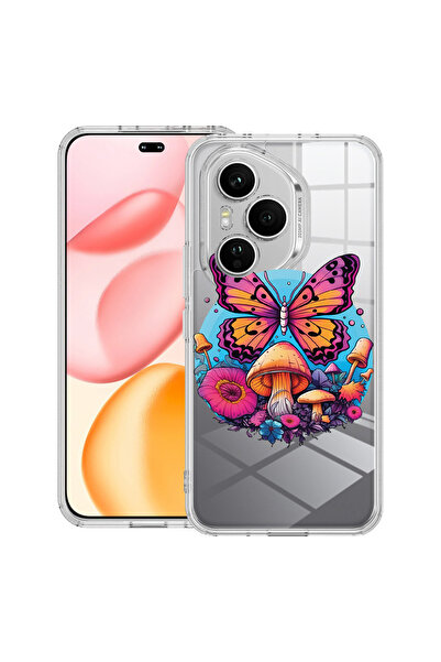 bestcase Carcasă transparentă din silicon pentru Honor 400 Pro, Dream Colors ...