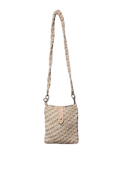 Uretti - Öznur 7392 0481 Handmade Macrame Rope Crossbody Bag