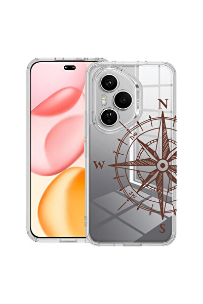 bestcase Carcasă transparentă din silicon pentru Honor 400 Pro, Compass, 2036...
