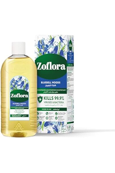Zoflora مطهر مركز متعدد الأغراض، مضاد للبكتيريا، تأثير طويل الأمد، 500 مل، بر...