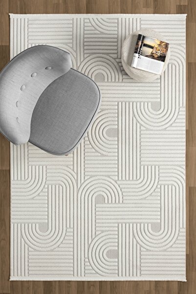 Mariesse Home Bohem Serisi Hav Toz Vermez Kolay Temizlenen Makine Dokuma Halısı
