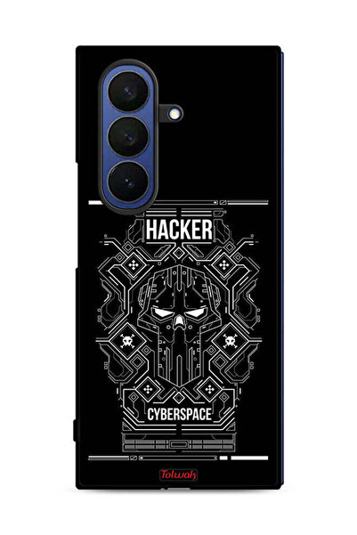 Tolwak غطاء حماية لهاتف Samsung Galaxy Z Fold7 - Cyberspace