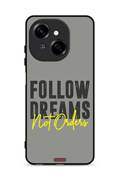 Tolwak غطاء حماية لهاتف Tecno Spark Go 1S 4G - اتبع الأحلام وليس الأوامر