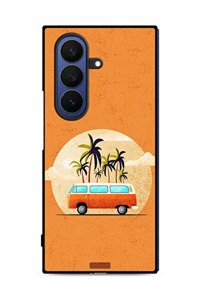 Tolwak Samsung Galaxy Z Fold7 Protective Case Cover Bus Art