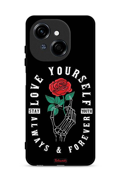 Tolwak Tecno Spark Go 1 4G Protective Case Cover Love Yourself Always