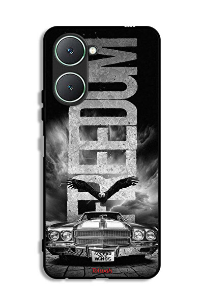 Tolwak غطاء حماية Vivo Y18i 4G بتصميم Freedom Art