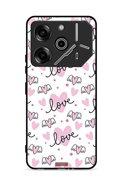 Tolwak غطاء حماية لهاتف تكنو بوفا 6 برو 5G بنقشة فنية لحب وقلب