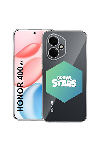 bestcase Carcasă transparentă din silicon pentru Honor 400, Brawl Stars, 2036...
