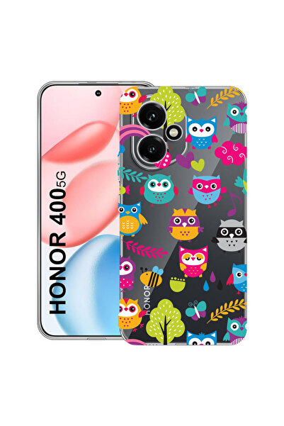 bestcase Carcasă transparentă din silicon pentru Honor 400, Bufniță, 2036423 ...