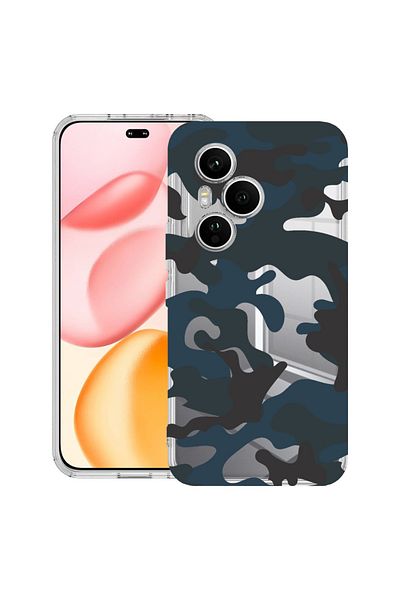bestcase Carcasă transparentă din silicon pentru Honor 400 Pro, camuflaj, 2036424 T 789