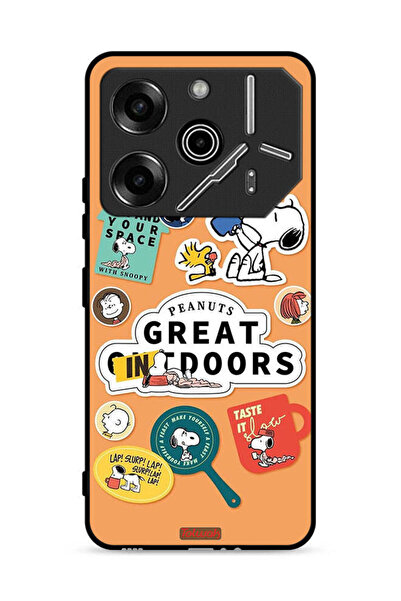 Tolwak غطاء حماية لهاتف تكنو بوفا 6 برو 5G، ملصقات الفول السوداني