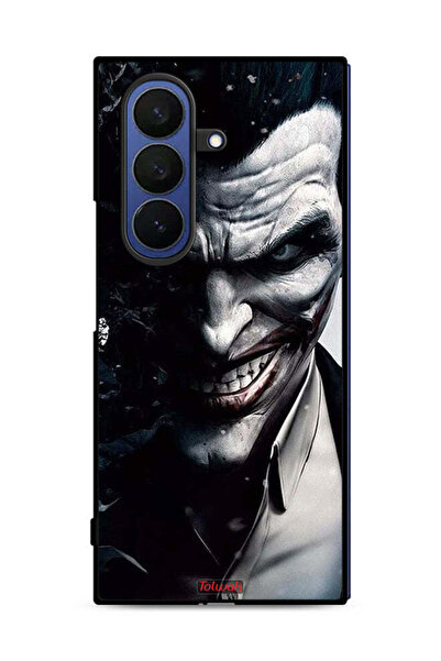 Tolwak غطاء حماية لهاتف Samsung Galaxy Z Fold7 بتصميم نصف وجه الجوكر