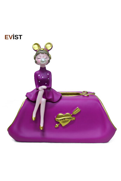 EVİST - Decorative Resin Figured Napkin Holder – Desktop Figurine & Organizer...