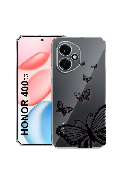 bestcase Carcasă transparentă din silicon pentru Honor 400, fluture, 2036423 ...