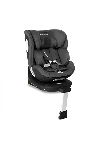 Kidnort Scaun auto pentru copii, Kidnort, cu baza isofix, picior stabilizator...
